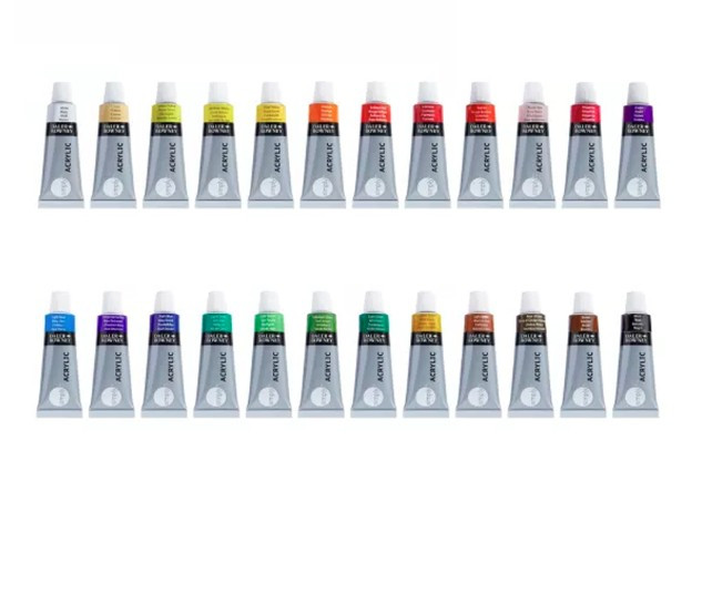 Farba akrylylowa Simply Acrylic 24x12ml  FILA 126500024